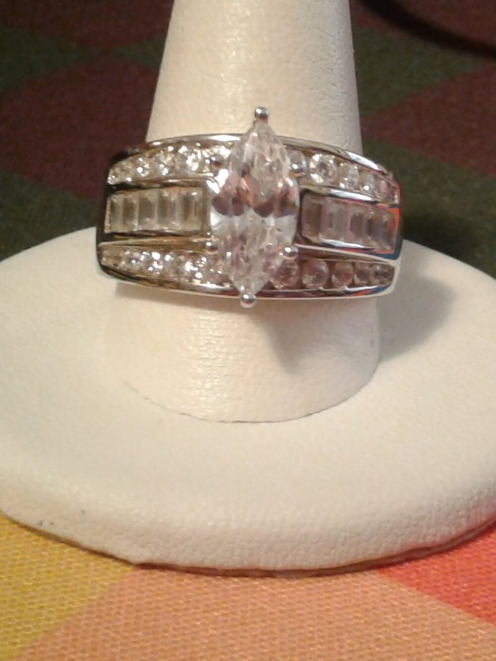 DOCOT3 Bella Luce CZ Center Design/Bridal Ring 3.46ctw. Sz.10 LNC
